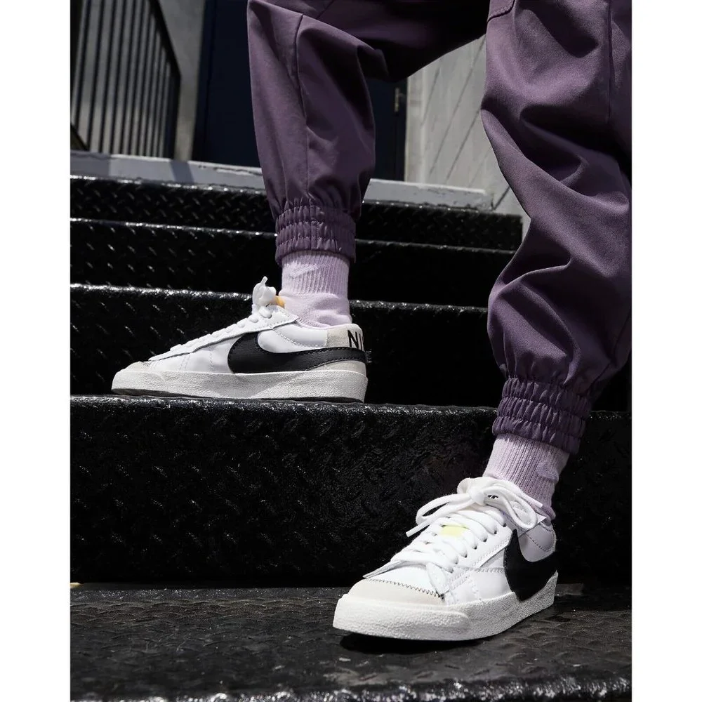 Nike Blazer Low 77 Jumbo Shoes Sneakers DN2158-101 White / Black Men's - Picture 11 of 15